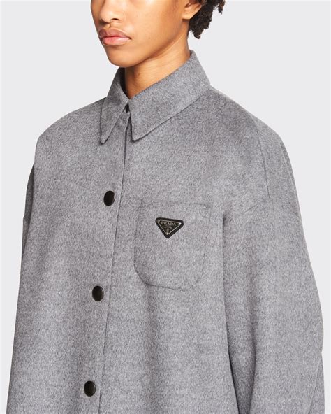 prada cashgora coat|Grey Cashgora Coat .